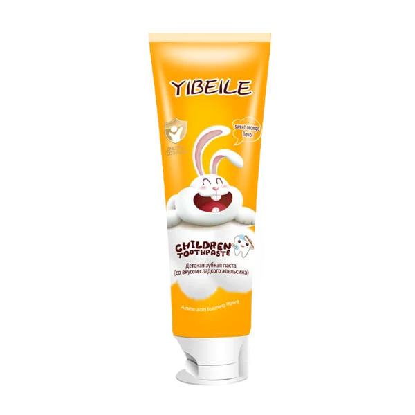 YIBEILE детская зубная паста со вкусом апельсина 80 г