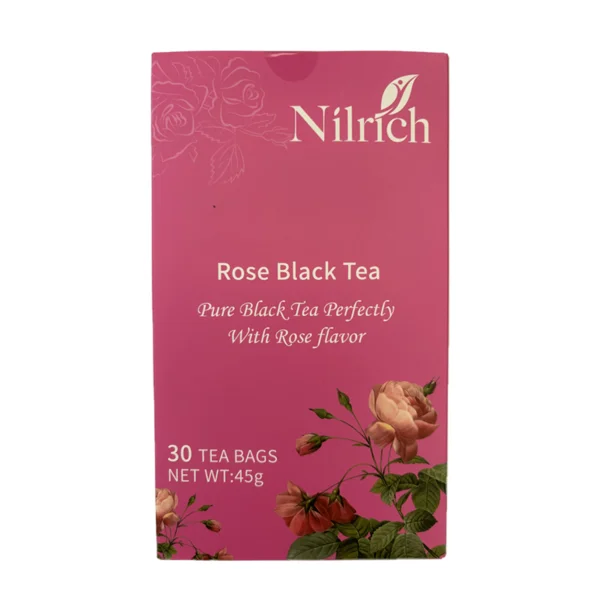 NILRICH чёрный чай с розой 30 пак